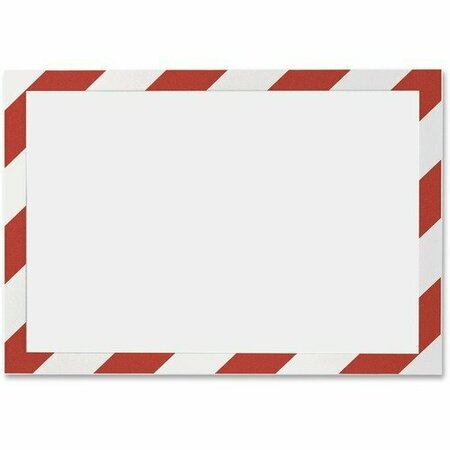 DURABLE OFFICE PRODUCTS FRAME, SELF-ADHESIVE, RED/WHT, 2PK DBL4770132